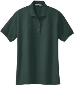 Port Authority Ladies Silk Touch Polo -Thread Logic Store Port Authority Ladies Silk Touch Polo Dark Green XS 13