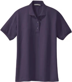 Port Authority Ladies Silk Touch Polo -Thread Logic Store Port Authority Ladies Silk Touch Polo Eggplant XS 17