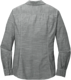 Port Authority Ladies Slub Chambray Shirt -Thread Logic Store Port Authority Ladies Slub Chambray Shirt 2