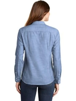 Port Authority Ladies Slub Chambray Shirt -Thread Logic Store Port Authority Ladies Slub Chambray Shirt 8