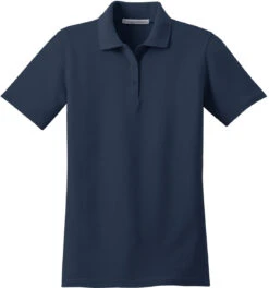 Port Authority Ladies Stain-Resistant Polo -Thread Logic Store Port Authority Ladies Stain Resistant Polo Navy XS 17