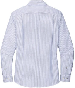 Port Authority Ladies SuperPro Oxford Stripe Shirt -Thread Logic Store Port Authority Ladies SuperPro Oxford Stripe Shirt 10