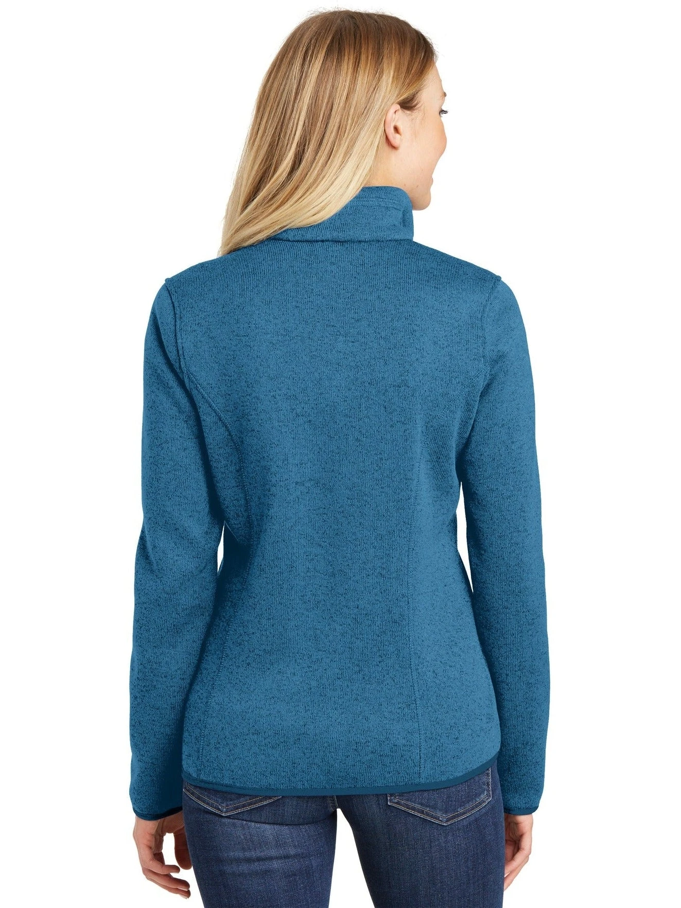 Port Authority Ladies Sweater Fleece Jacket 13 Port Authority Ladies Sweater Fleece Jacket - Image 13