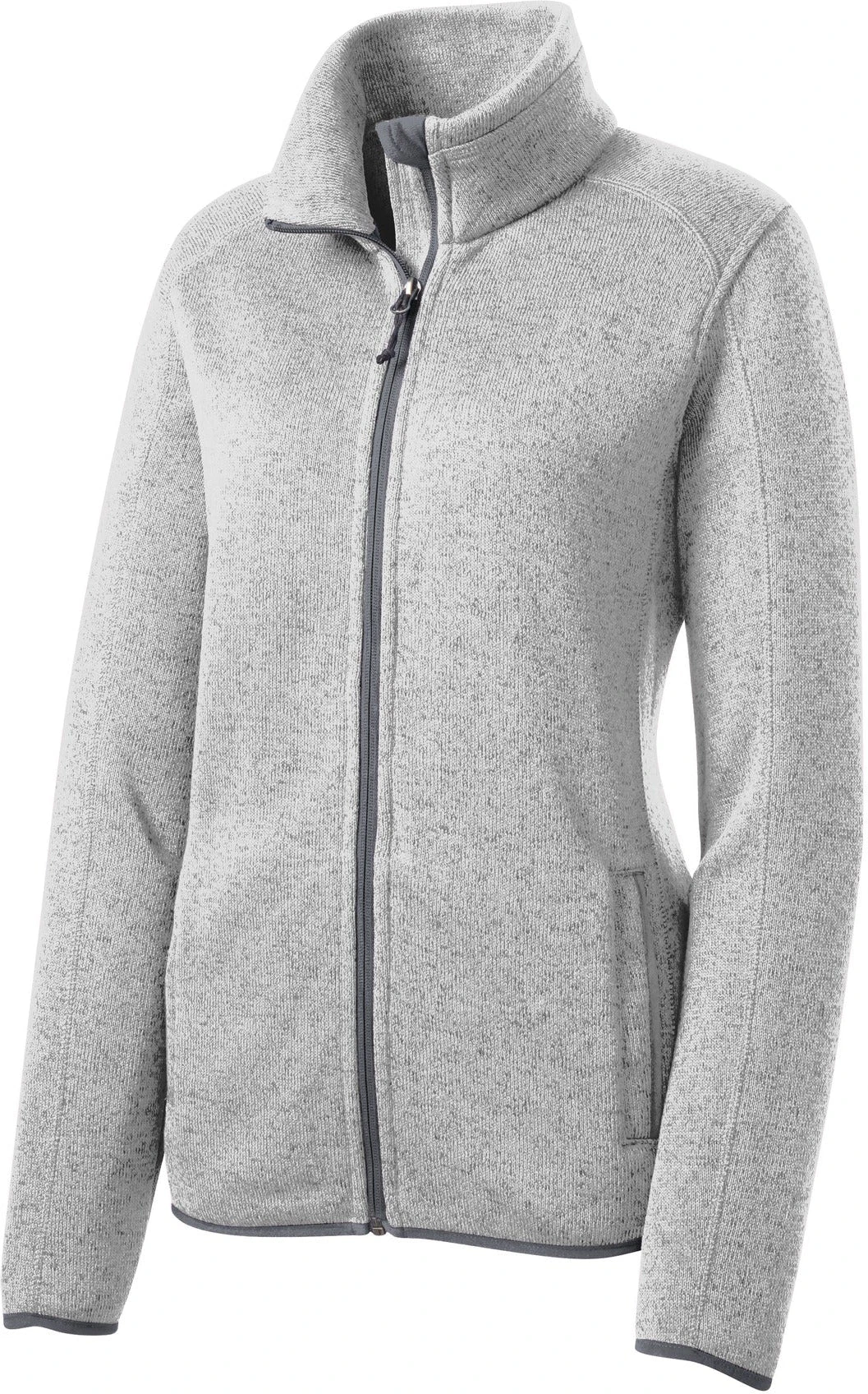 Port Authority Ladies Sweater Fleece Jacket 6 Port Authority Ladies Sweater Fleece Jacket - Image 6