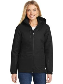 Port Authority Ladies Vortex Waterproof 3-in-1 Jacket -Thread Logic Store Port Authority Ladies Vortex Waterproof 3 in 1 Jacket 3