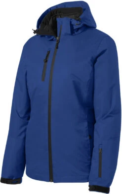 Port Authority Ladies Vortex Waterproof 3-in-1 Jacket -Thread Logic Store Port Authority Ladies Vortex Waterproof 3 in 1 Jacket Night Sky BlueBlack XS 5