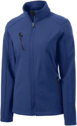 Port Authority Ladies Welded Soft Shell Jacket -Thread Logic Store Port Authority Ladies Welded Soft Shell Jacket Estate Blue XS 9