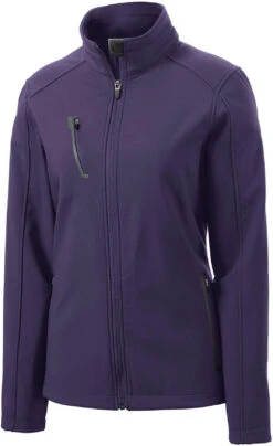 Port Authority Ladies Welded Soft Shell Jacket -Thread Logic Store Port Authority Ladies Welded Soft Shell Jacket Posh Purple XS 13