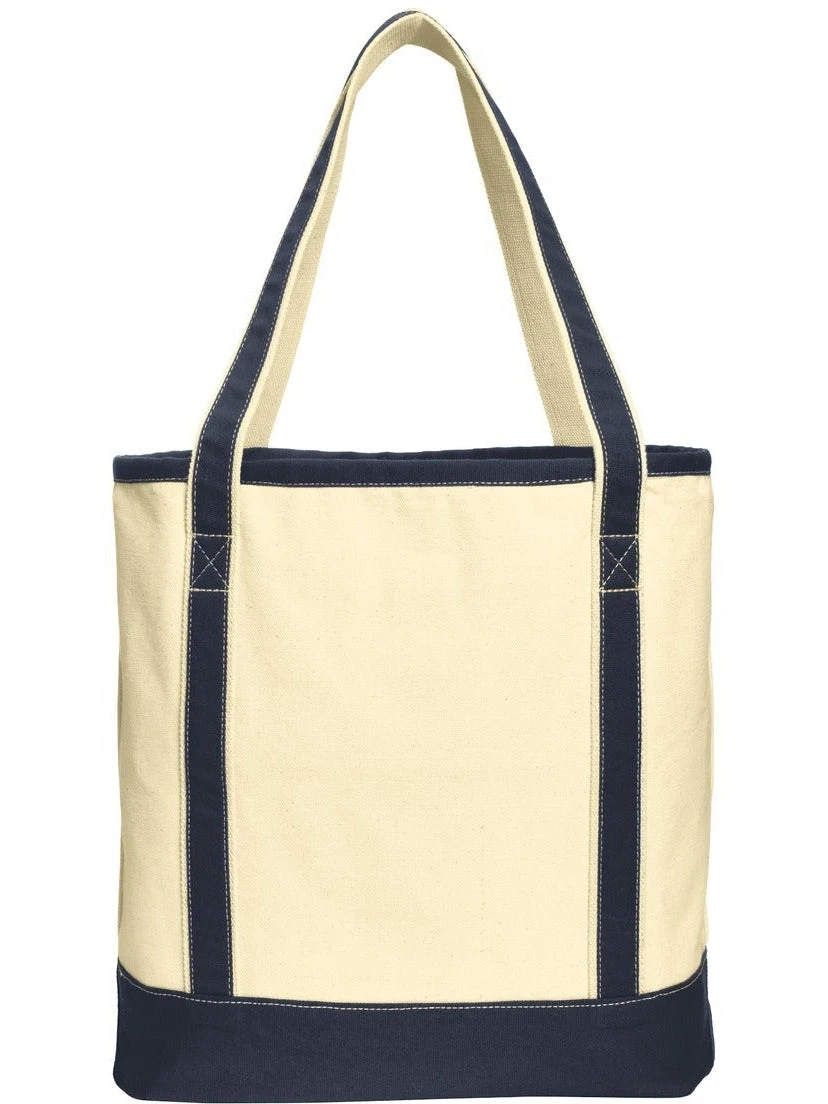 Port Authority Large Cotton Canvas Boat Tote 7 Port Authority Large Cotton Canvas Boat Tote - Image 7