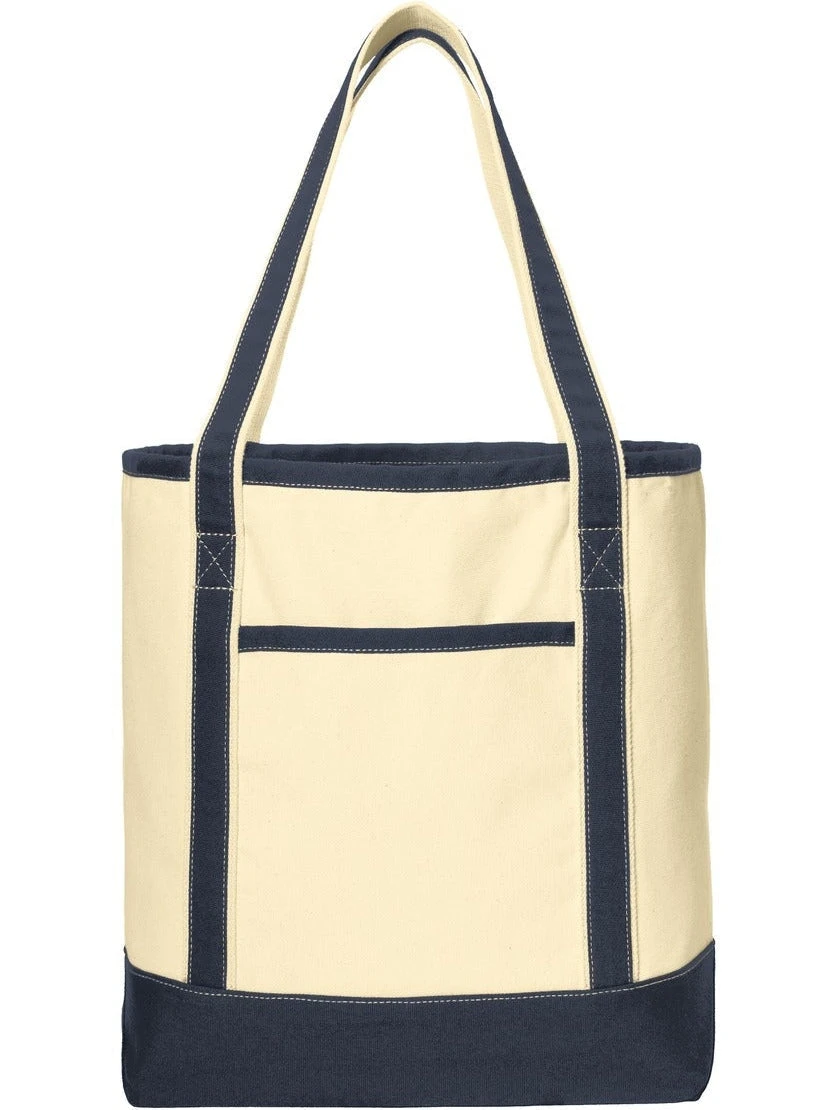 Port Authority Large Cotton Canvas Boat Tote 5 Port Authority Large Cotton Canvas Boat Tote - Image 5