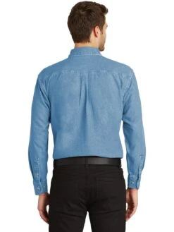Port Authority Long Sleeve Denim Shirt -Thread Logic Store Port Authority Long Sleeve Denim Shirt 4