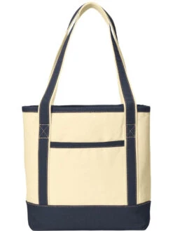 Port Authority Medium Cotton Canvas Boat Tote -Thread Logic Store Port Authority Medium Cotton Canvas Boat Tote 6