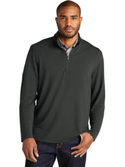 Port Authority Microterry 1/4-Zip Pullover
