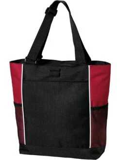 Port Authority Panel Tote -Thread Logic Store Port Authority Panel Tote BlackRed 2