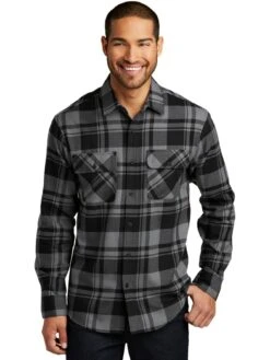 Port Authority Plaid Flannel Shirt -Thread Logic Store Port Authority Plaid Flannel Shirt 4