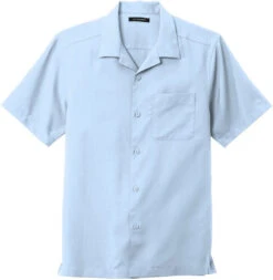 Port Authority Short Sleeve Performance Staff Shirt -Thread Logic Store Port Authority Short Sleeve Performance Staff Shirt Cloud Blue S 5
