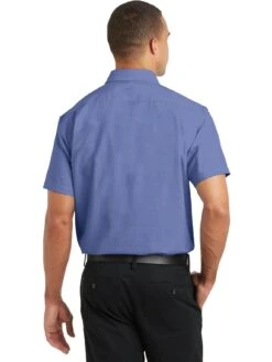 Port Authority Short Sleeve SuperPro Oxford Shirt -Thread Logic Store Port Authority Short Sleeve SuperPro Oxford Shirt 8