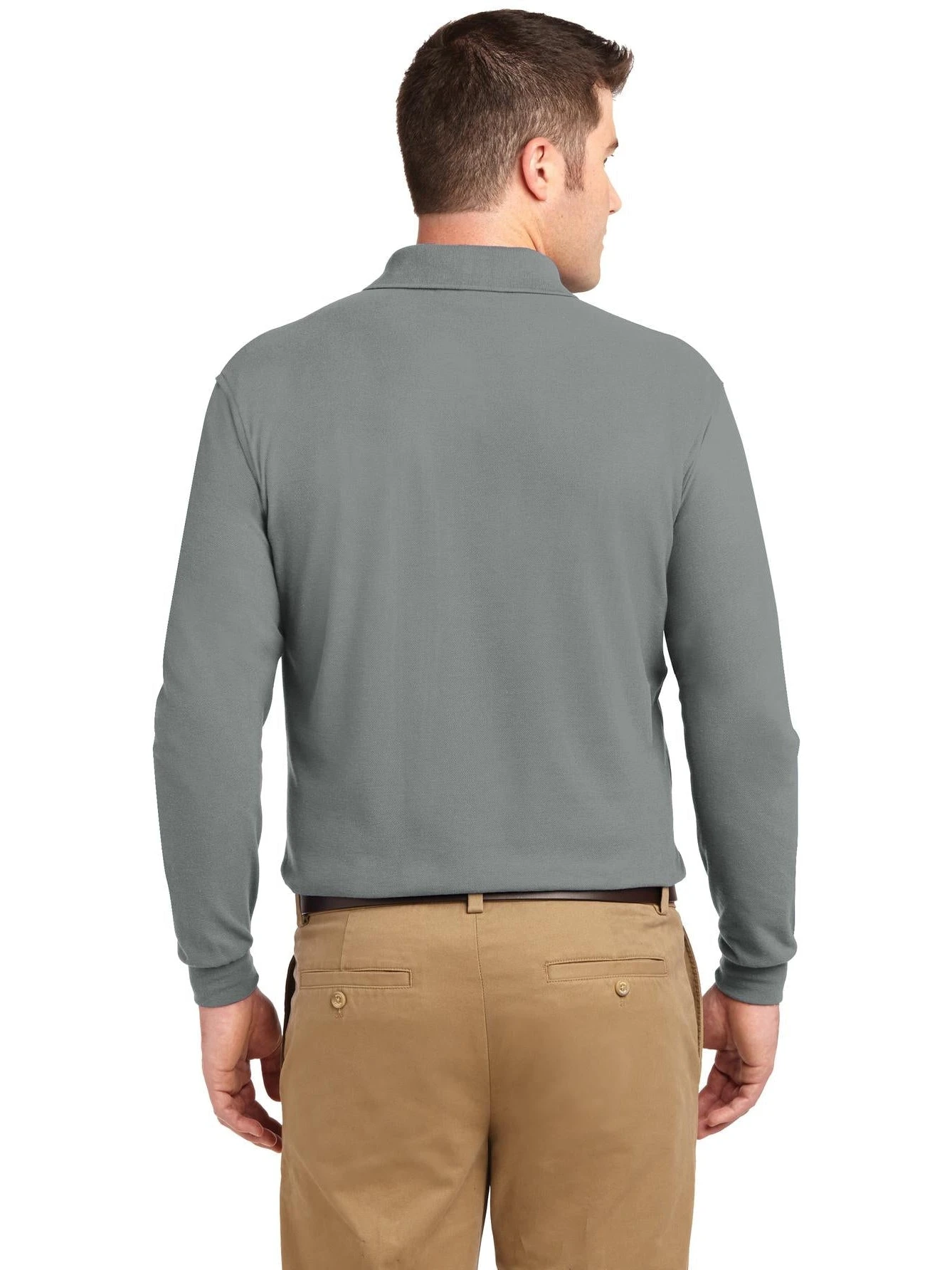 Port Authority Silk Touch Long Sleeve Polo 14 Port Authority Silk Touch Long Sleeve Polo - Image 14