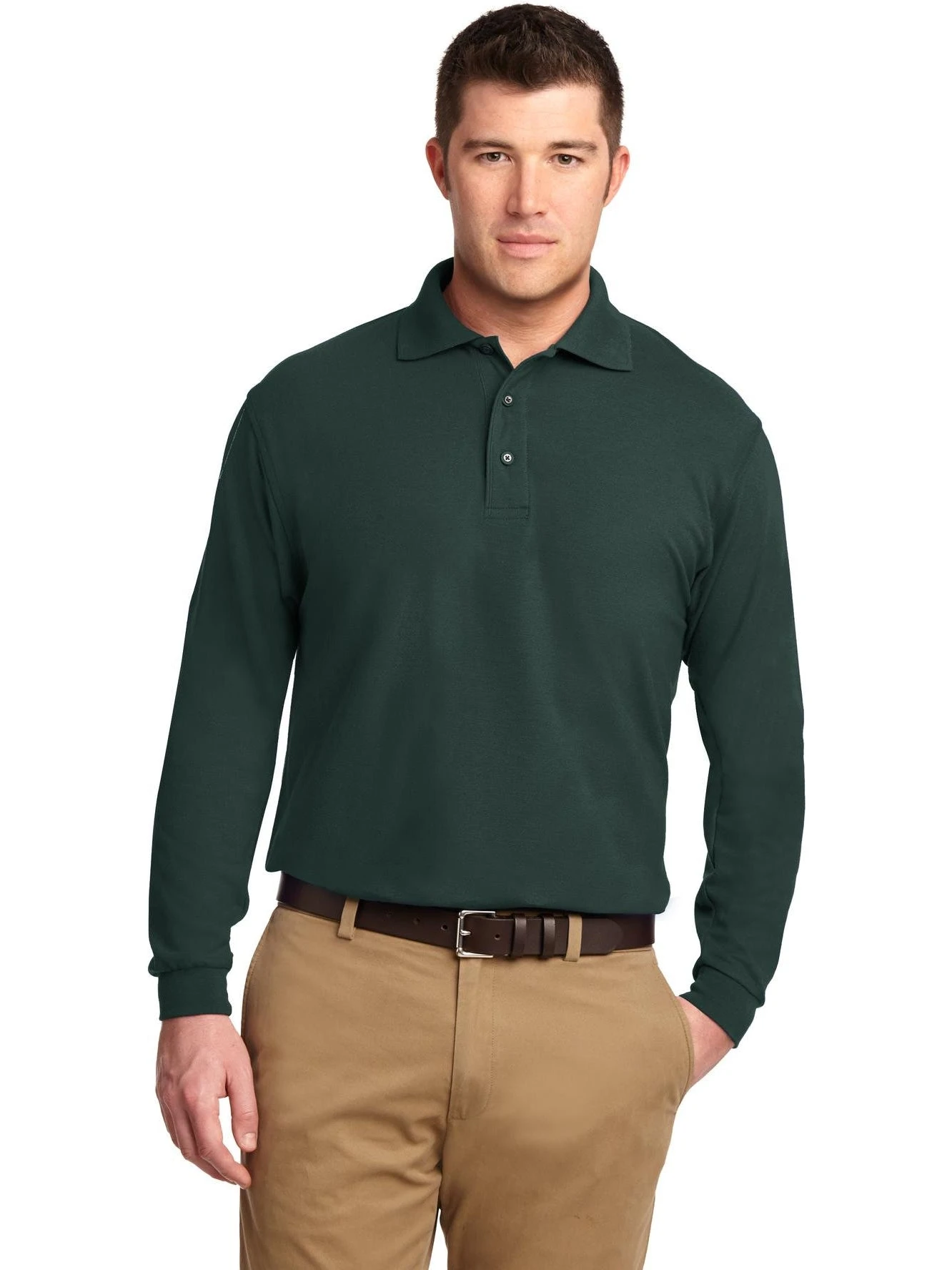 Port Authority Silk Touch Long Sleeve Polo 17 Port Authority Silk Touch Long Sleeve Polo - Image 17