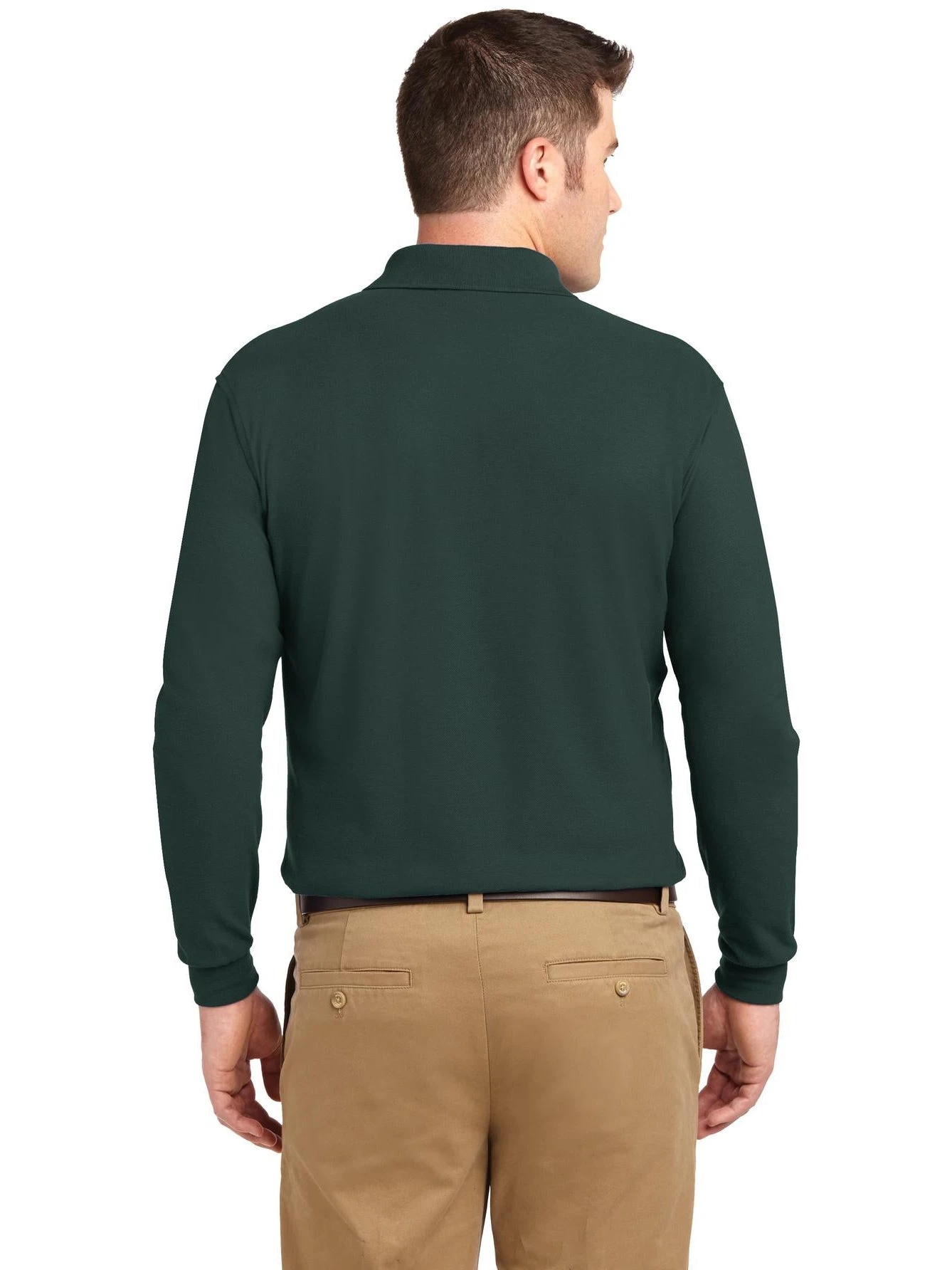 Port Authority Silk Touch Long Sleeve Polo 18 Port Authority Silk Touch Long Sleeve Polo - Image 18