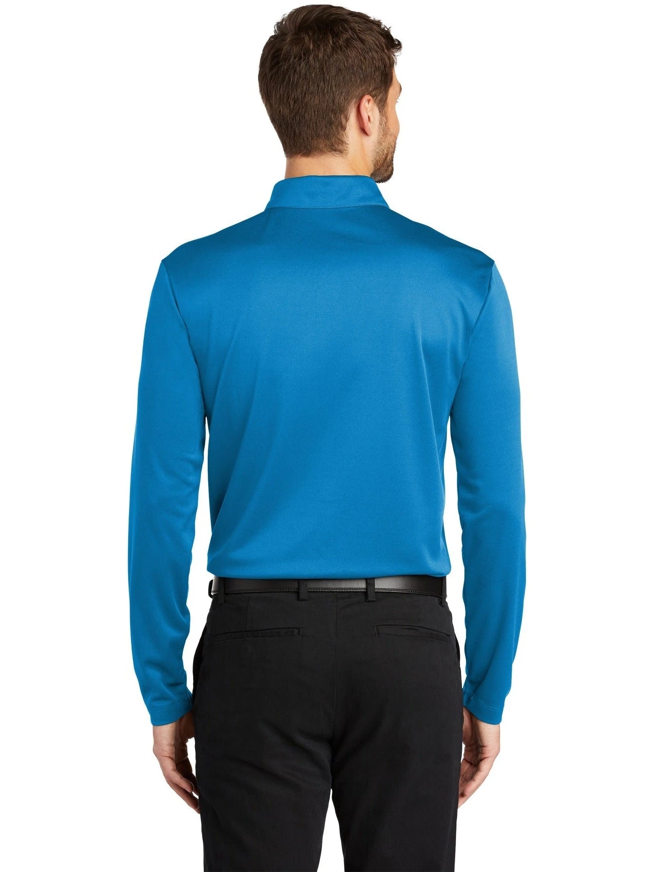 Port Authority Silk Touch Performance Long Sleeve Polo 9 Port Authority Silk Touch Performance Long Sleeve Polo - Image 9