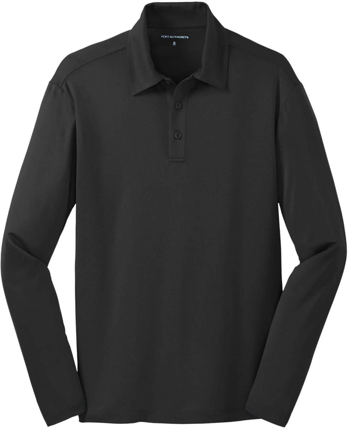 Port Authority Silk Touch Performance Long Sleeve Polo 2 Port Authority Silk Touch Performance Long Sleeve Polo - Image 2