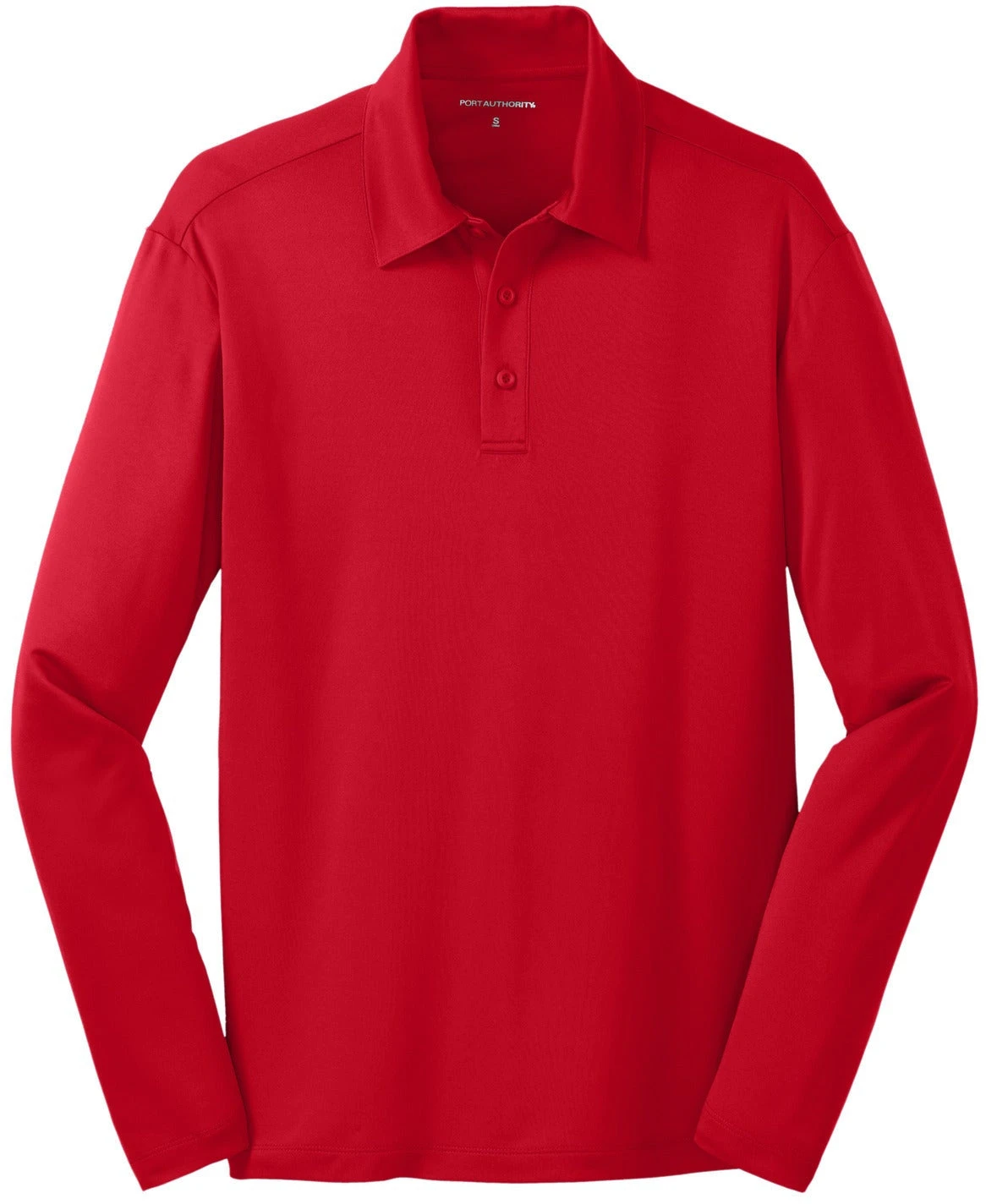 Port Authority Silk Touch Performance Long Sleeve Polo 18 Port Authority Silk Touch Performance Long Sleeve Polo - Image 18