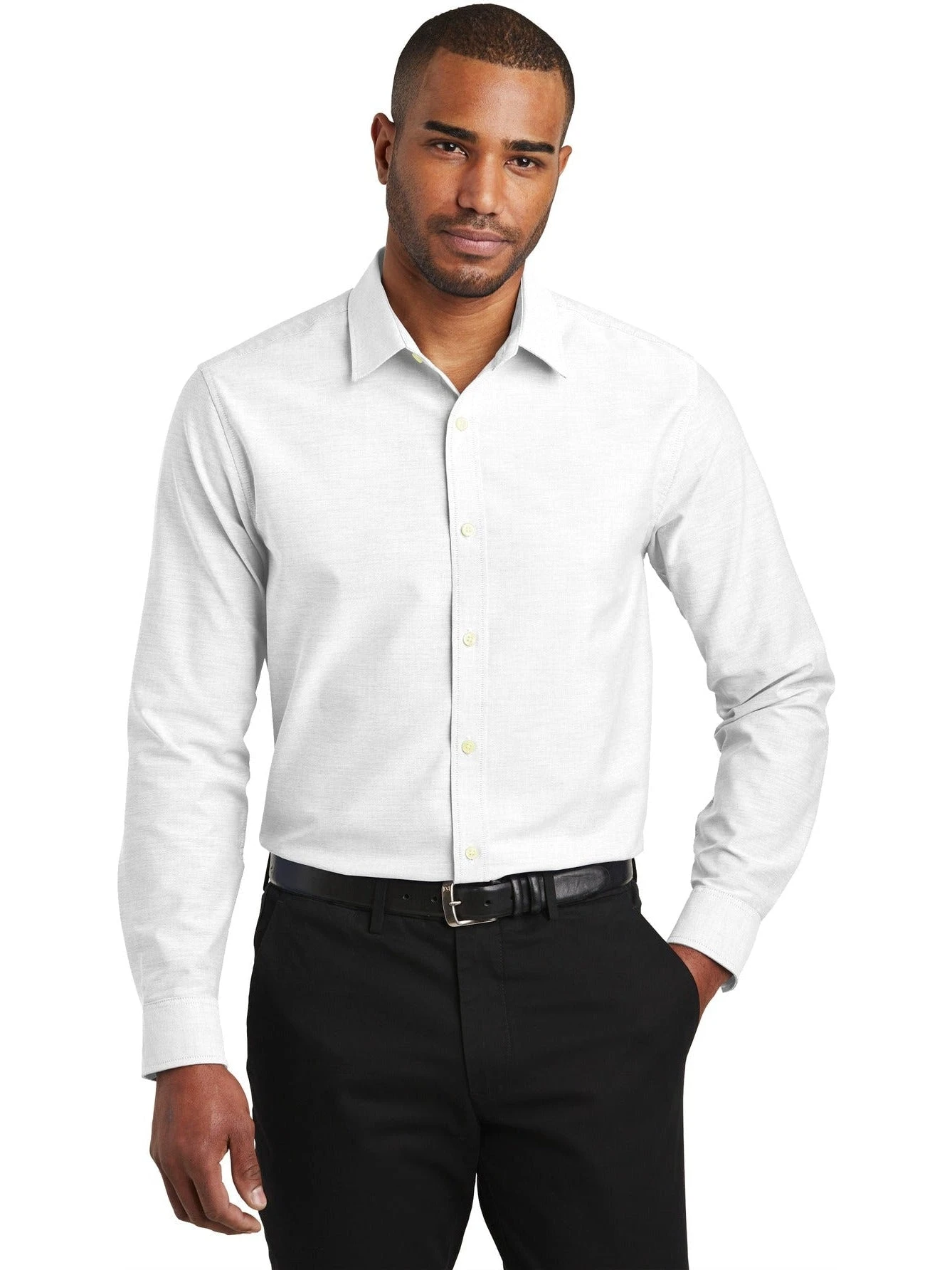 Port Authority Slim Fit SuperPro Oxford Shirt 16 Port Authority Slim Fit SuperPro Oxford Shirt - Image 16