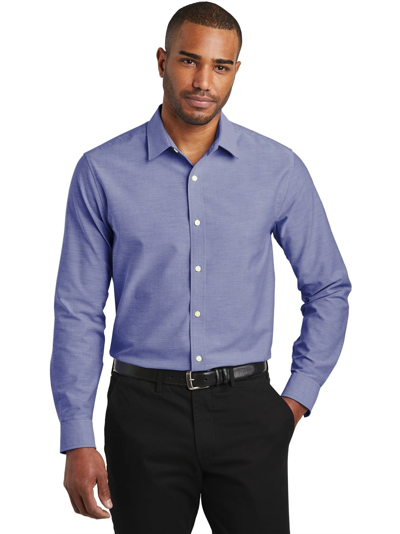 Port Authority Slim Fit SuperPro Oxford Shirt 8 Port Authority Slim Fit SuperPro Oxford Shirt - Image 8