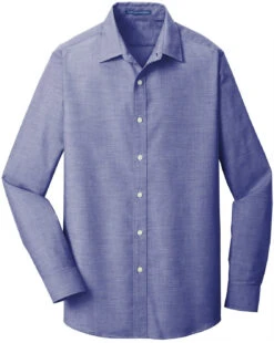 Port Authority Slim Fit SuperPro Oxford Shirt 22 Port Authority Slim Fit SuperPro Oxford Shirt -Thread Logic Store Port Authority Slim Fit SuperPro Oxford Shirt Navy XS 5