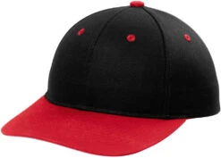 Port Authority Snapback Cap 15 Port Authority Snapback Cap -Thread Logic Store Port Authority Snapback Cap BlackTrue Red OSFA 3