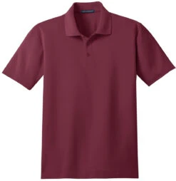 Port Authority Stain-Resistant Polo Shirt -Thread Logic Store Port Authority Stain Resistant Polo Shirt Burgundy S 5
