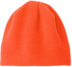 Port Authority Stretch Fleece Beanie 13 Port Authority Stretch Fleece Beanie -Thread Logic Store Port Authority Stretch Fleece Beanie Orange OSFA 5