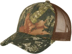 Port Authority Structured Camouflage Mesh Back Cap -Thread Logic Store Port Authority Structured Camouflage Mesh Back Cap Mossy Oak New Break upBrown OSFA 2