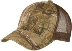 Port Authority Structured Camouflage Mesh Back Cap -Thread Logic Store Port Authority Structured Camouflage Mesh Back Cap Realtree XtraBrown OSFA 3