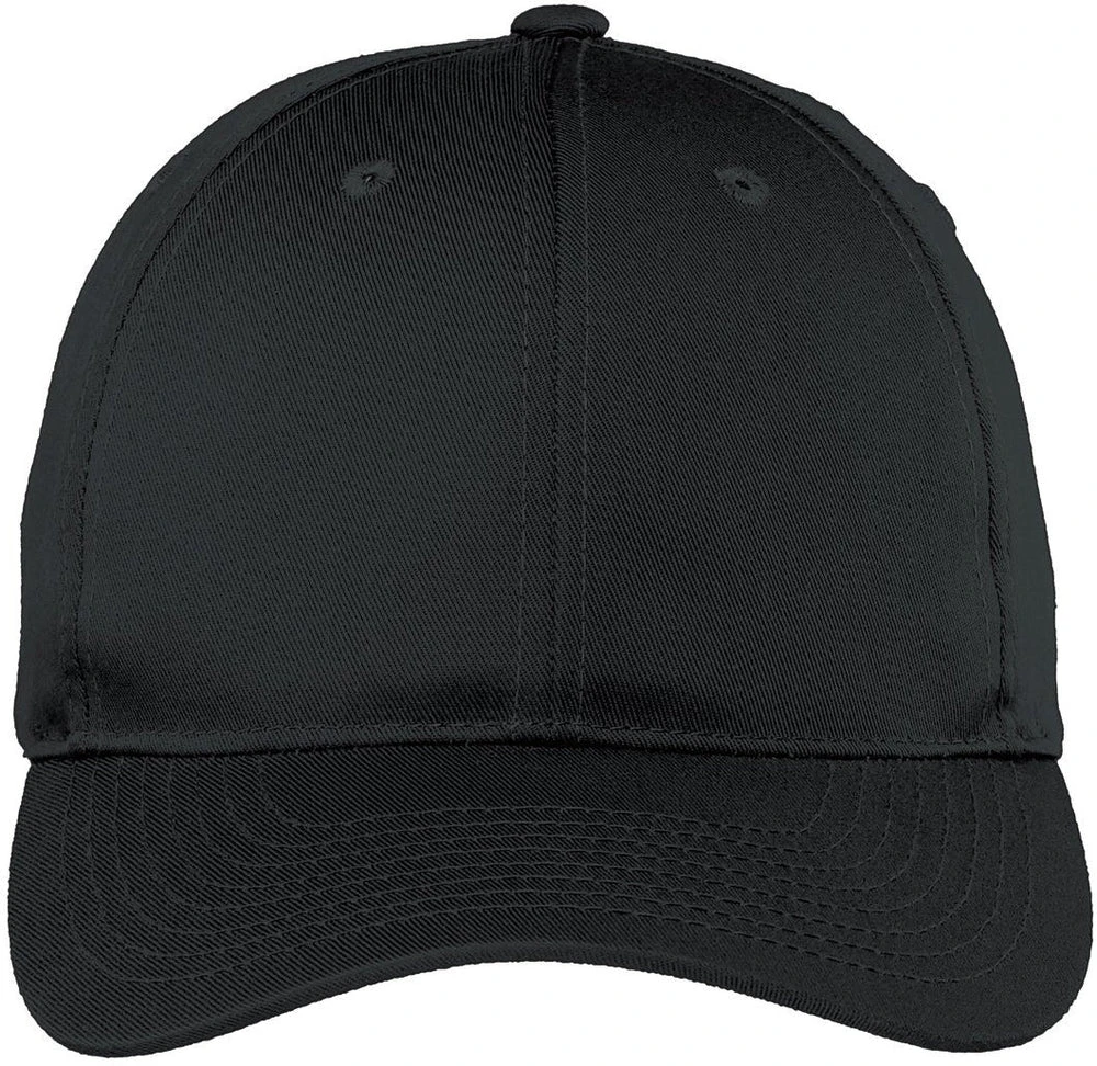 Port Authority Structured Fine Twill Cap 2 Port Authority Structured Fine Twill Cap - Image 2