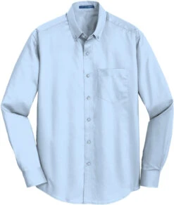 Port Authority Superpro Twill Shirt 26 Port Authority Superpro Twill Shirt -Thread Logic Store Port Authority Superpro Twill Shirt Cloud Blue S 5