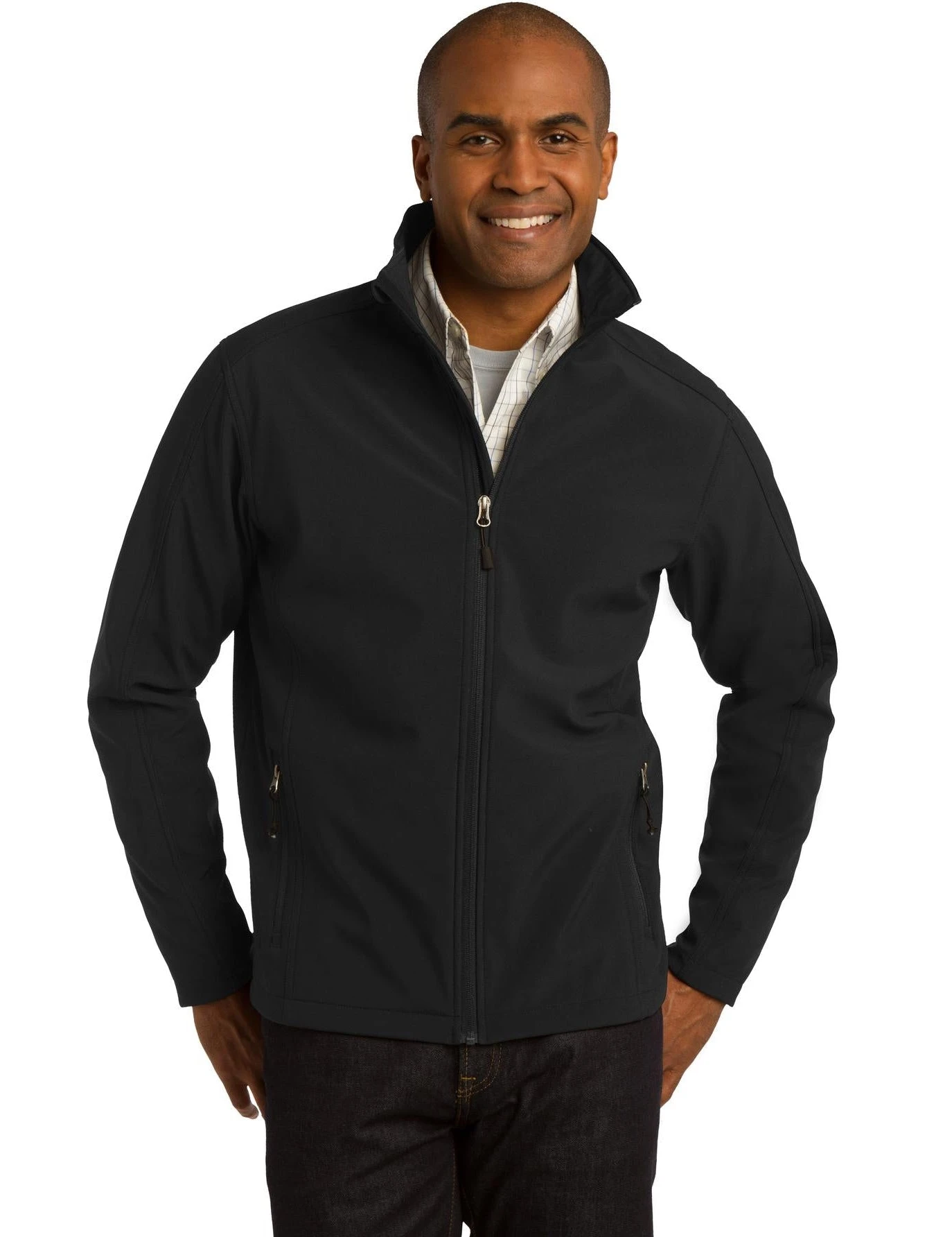 Port Authority Tall Core Soft Shell Jacket 2 Port Authority Tall Core Soft Shell Jacket - Image 2