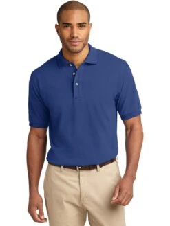 Port Authority Tall Pique Knit Polo Shirt -Thread Logic Store Port Authority Tall Pique Knit Polo Shirt 7