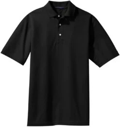 Port Authority Tall Rapid Dry Polo -Thread Logic Store Port Authority Tall Rapid Dry Polo Jet Black LT 5