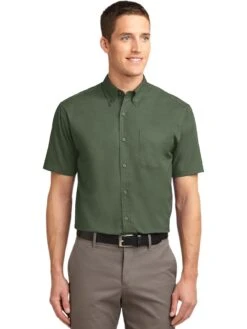 Port Authority Tall Short Sleeve Easy Care Shirt -Thread Logic Store Port Authority Tall Short Sleeve Easy Care Shirt 11