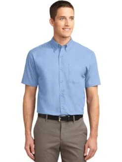 Port Authority Tall Short Sleeve Easy Care Shirt -Thread Logic Store Port Authority Tall Short Sleeve Easy Care Shirt 19