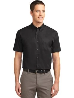 Port Authority Tall Short Sleeve Easy Care Shirt -Thread Logic Store Port Authority Tall Short Sleeve Easy Care Shirt 3