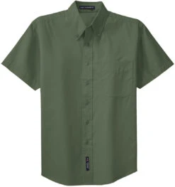 Port Authority Tall Short Sleeve Easy Care Shirt -Thread Logic Store Port Authority Tall Short Sleeve Easy Care Shirt Clover Green LT 9