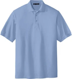 Port Authority Tall Silk Touch Polo Shirt -Thread Logic Store Port Authority Tall Silk Touch Polo Shirt Light Blue LT 17