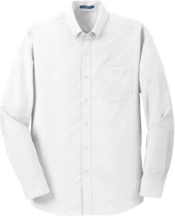 Port Authority Tall SuperPro Oxford Shirt -Thread Logic Store Port Authority Tall SuperPro Oxford Shirt White LT 9