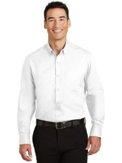Port Authority Tall Superpro Twill Shirt -Thread Logic Store Port Authority Tall Superpro Twill Shirt 15
