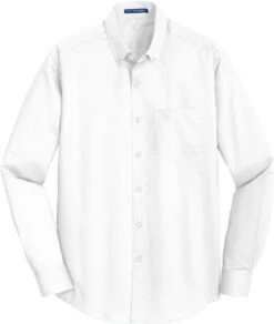 Port Authority Tall Superpro Twill Shirt -Thread Logic Store Port Authority Tall Superpro Twill Shirt White LT 13