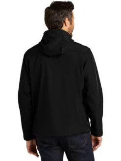 Port Authority Textured Hooded Soft Shell Jacket -Thread Logic Store Port Authority Textured Hooded Soft Shell Jacket 4