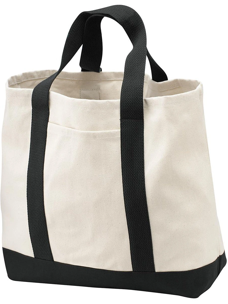 Port Authority Two Tone Shopping Tote 1 Port Authority Two Tone Shopping Tote